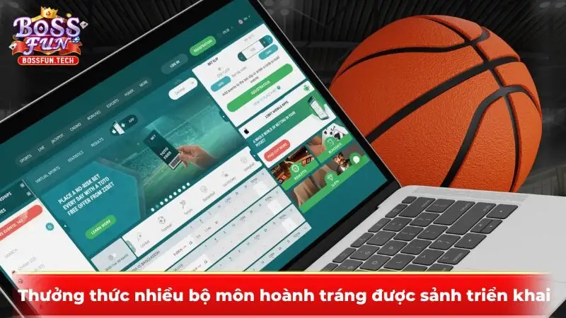 Thưởng thức nhiều bộ môn hoành tráng được sảnh triển khai